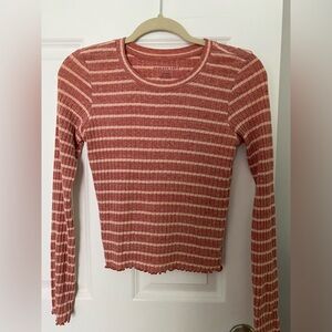 American Eagle stretchy stripe top